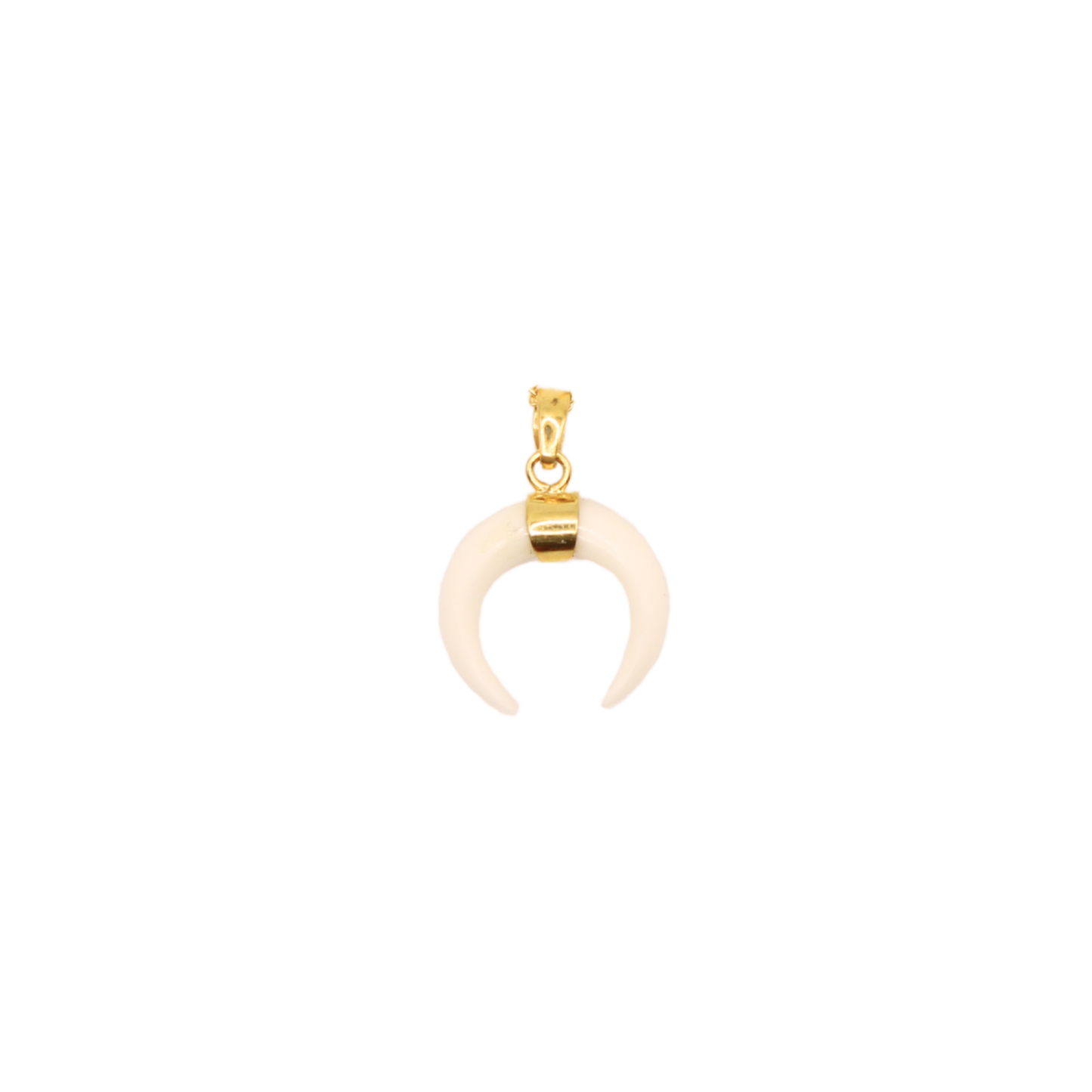 Gold Mini Crescent Moon Necklace