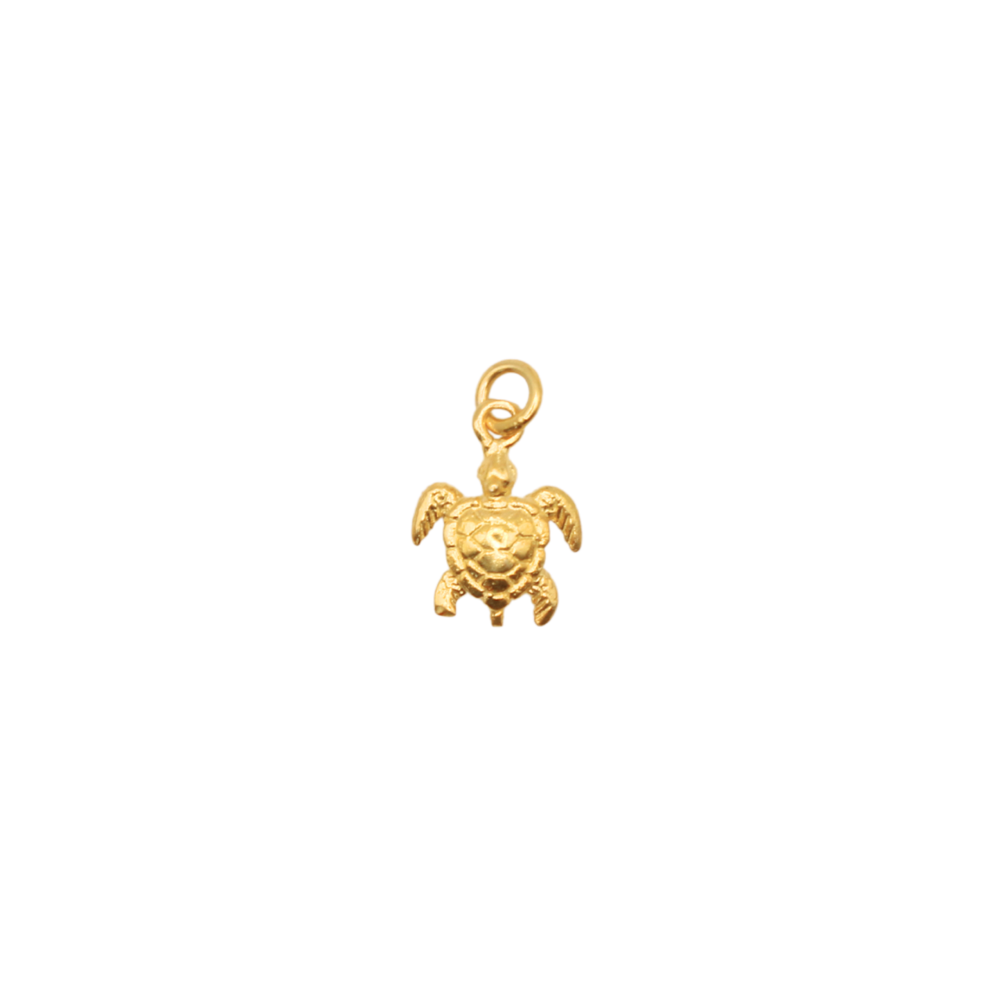 Gold Turtle Pendant Necklace