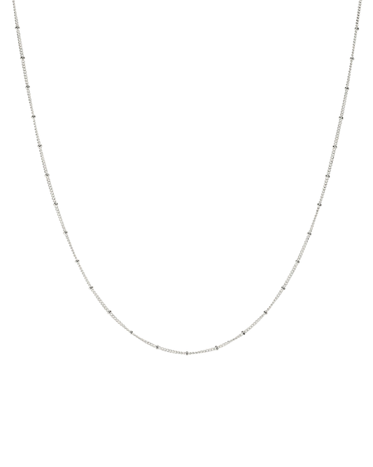 Bobble Chain Necklace in Sterling Silver