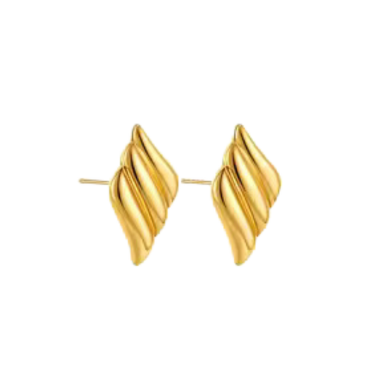 Gold Wing Earrings